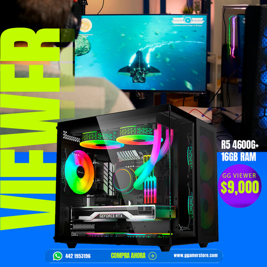 Computadora Gamer Infantil Viewer R5 4600G Gráficos Integrados