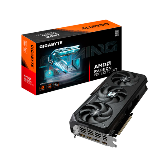 Gigabyte Tarjeta de Vídeo Radeon™ RX 9070 XT GAMING OC 16G,DisplayPort 2.1a *2 HDMI 2.1b *2, GV-T9070XTGAMING OC-16GD