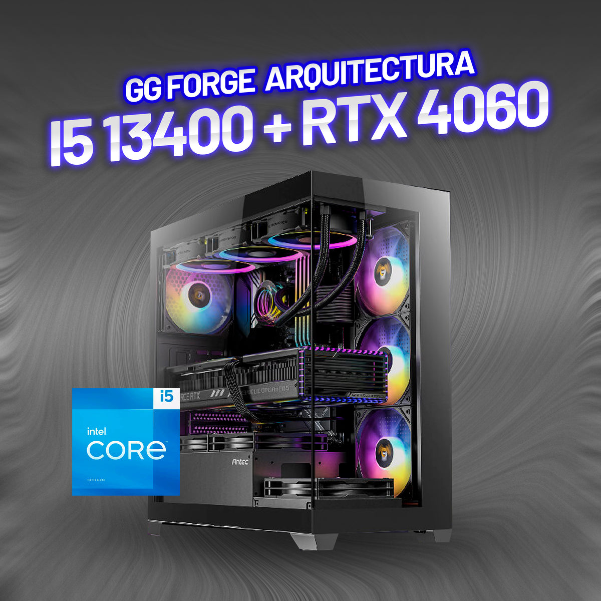 Workstation Arquitectura i5 13400 + RTX 4060+ 32GB