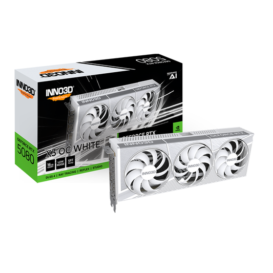 PREVENTA INNO3D Tarjeta de Video INNO3D GeForce RTX™ 5080 X3 OC WHITE