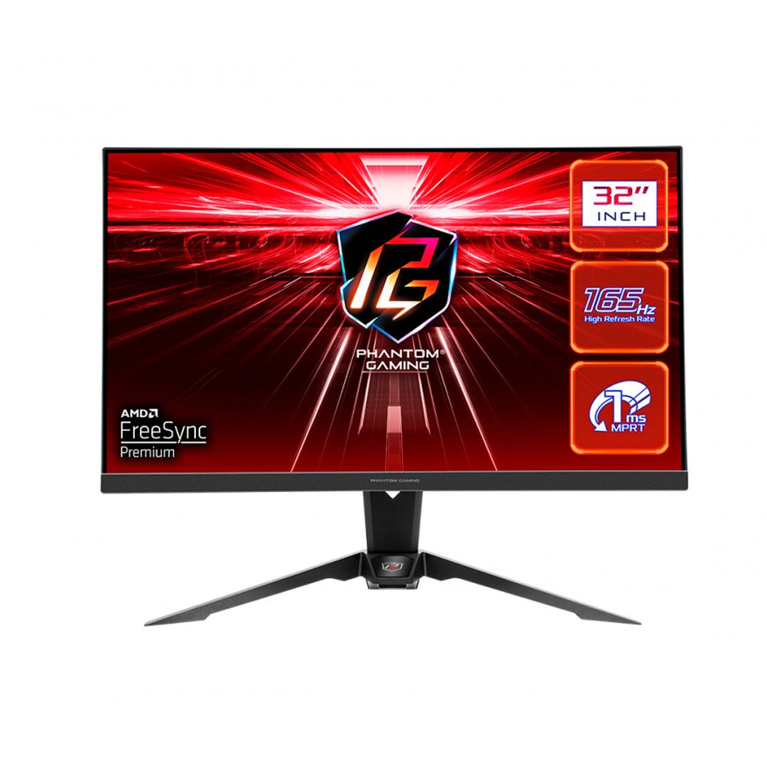 ASRock Monitor Phantom PG32QF2B LED 32", Quad HD, FreeSync, 165MHz - GG GAMER STORE