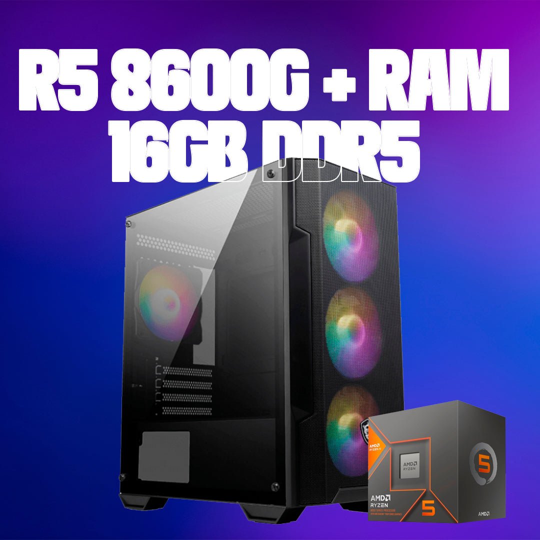 Computadora Entrada R5 8600G + RAM 16GB DDR5 - GG GAMER STORE