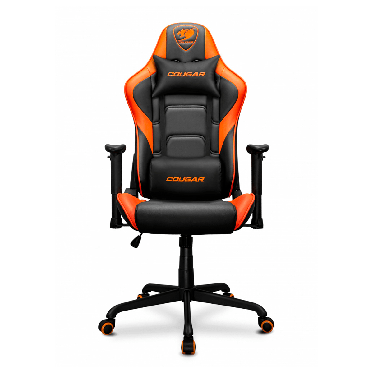 Cougar Silla Gamer Armor Elite, hasta 120kg, Negro/Naranja - GG GAMER STORE