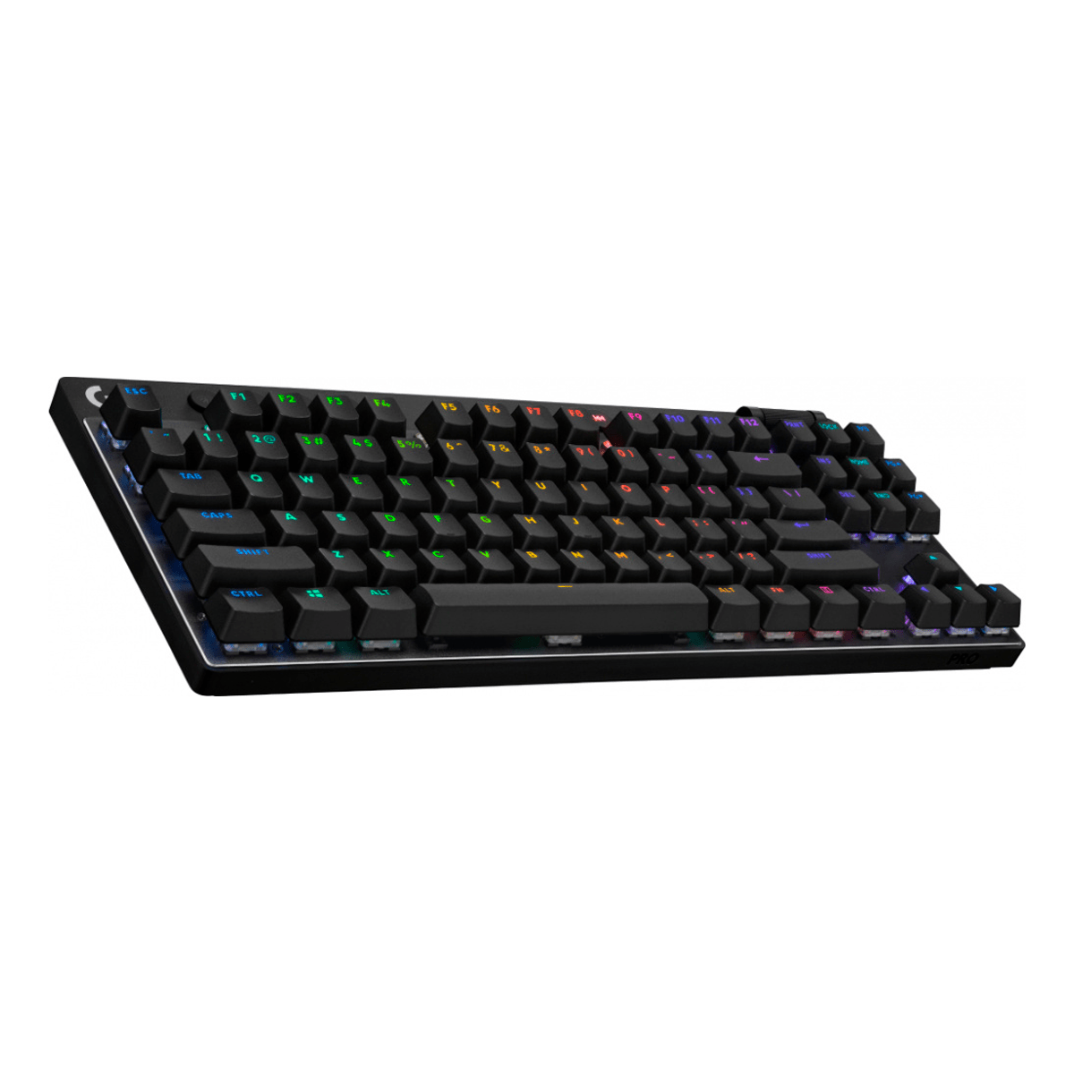 Logitech Teclado Gamer PRO X TKL, Mecánico, Switch GX Brown, Inalámbrico, Negro (Inglés) - GG GAMER STORE