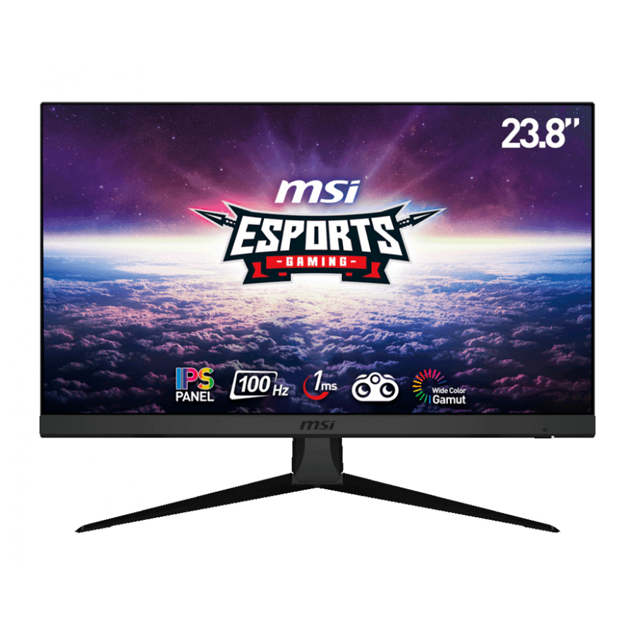 MSI Monitor Gamer G2412V LED 23.8", Full HD, 100Hz, HDMI, Negro - GG GAMER STORE