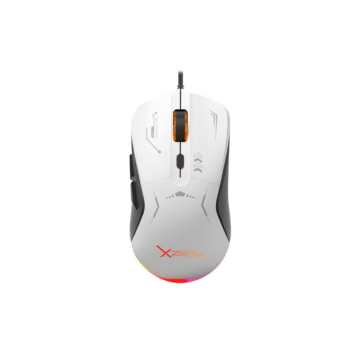 Xzeal Mouse Gamer Óptico Starter, Alámbrico, USB, 7200DPI, Blanco - GG GAMER STORE