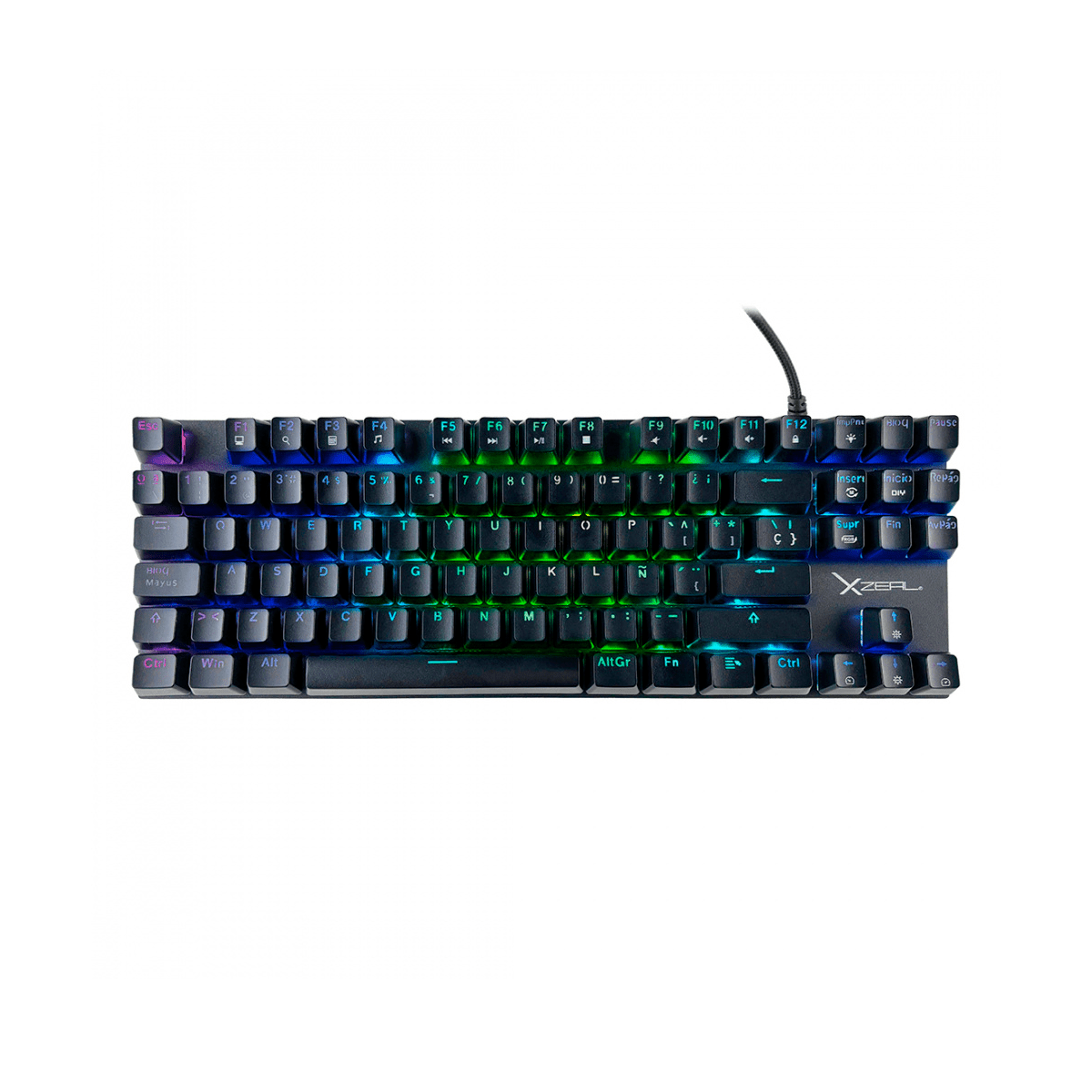 XZEAL Teclado Gamer XZ1020, Teclado Mecánico, Switch Red, Alámbrico - GG GAMER STORE