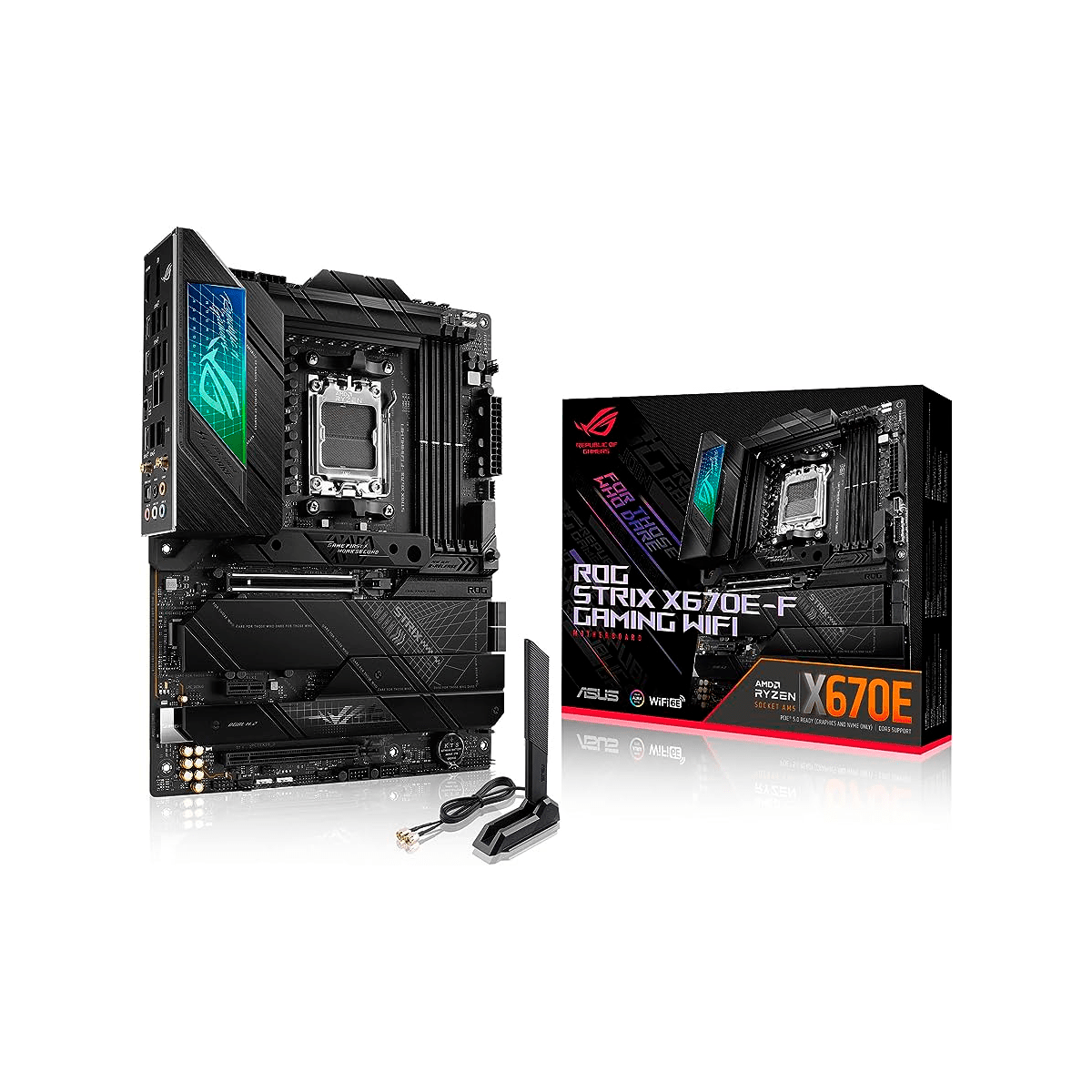 ASUS ROG Tarjeta Madre Strix X670E-F Gaming Wifi ATX - GG GAMER STORE