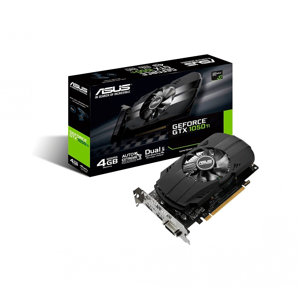 ASUS Tarjeta de video GTX 1050 Ti 4GB Phoenix - GG GAMER STORE