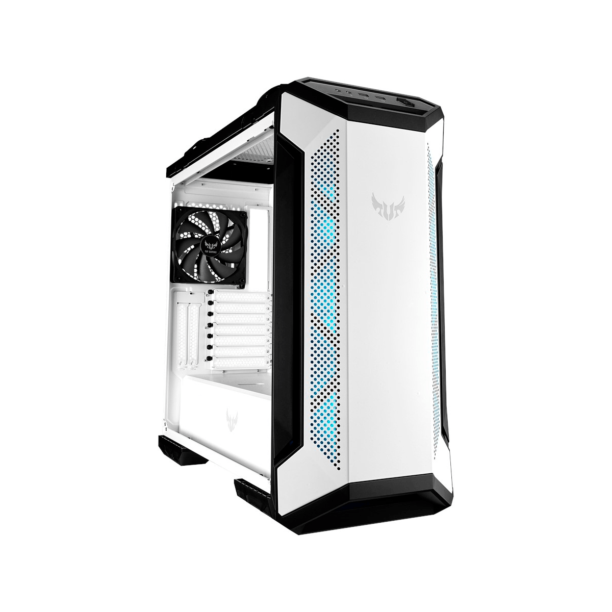 ASUS TUF Gabinete GT501 con Ventana RGB, EATX Blanco - GG GAMER STORE