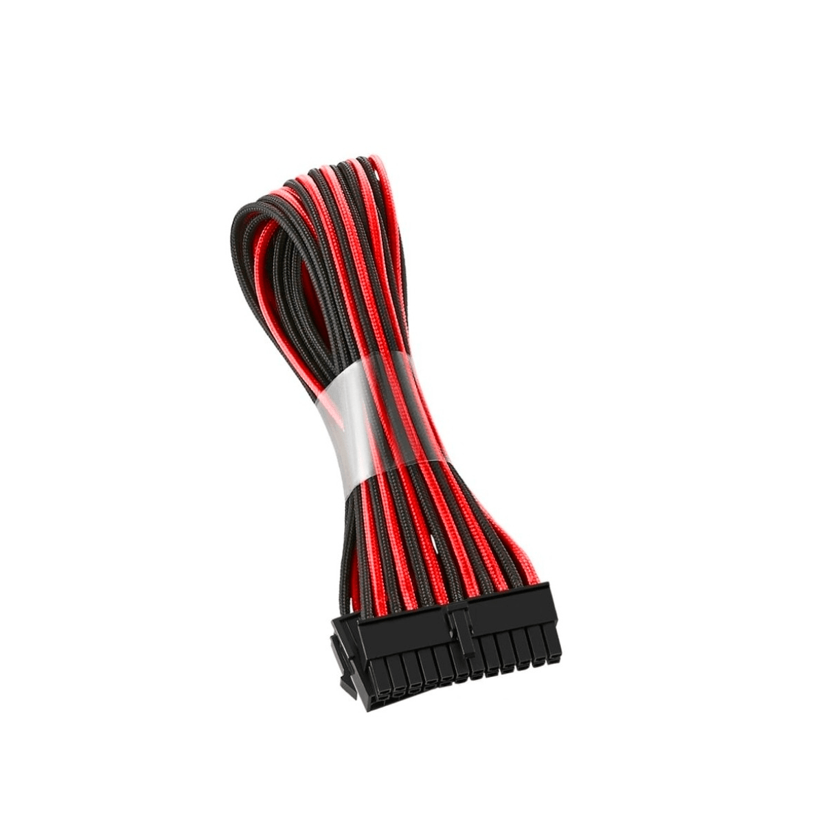 Cablemod Cable de Poder ATX 24-pin Macho - ATX 24-pin Hembra, 30cm, Rojo/Negro - GG GAMER STORE