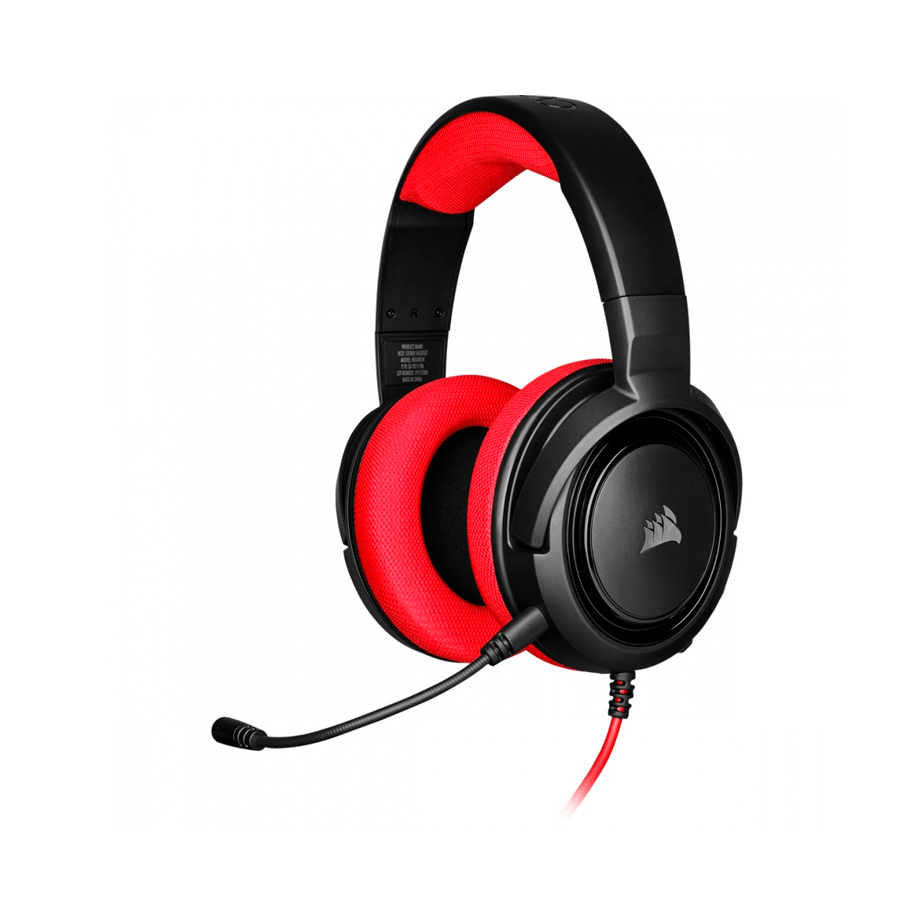 Corsair Audífonos Gamer HS35, Alámbrico, 1.1 Metros, 3.5mm - Rojo - GG GAMER STORE