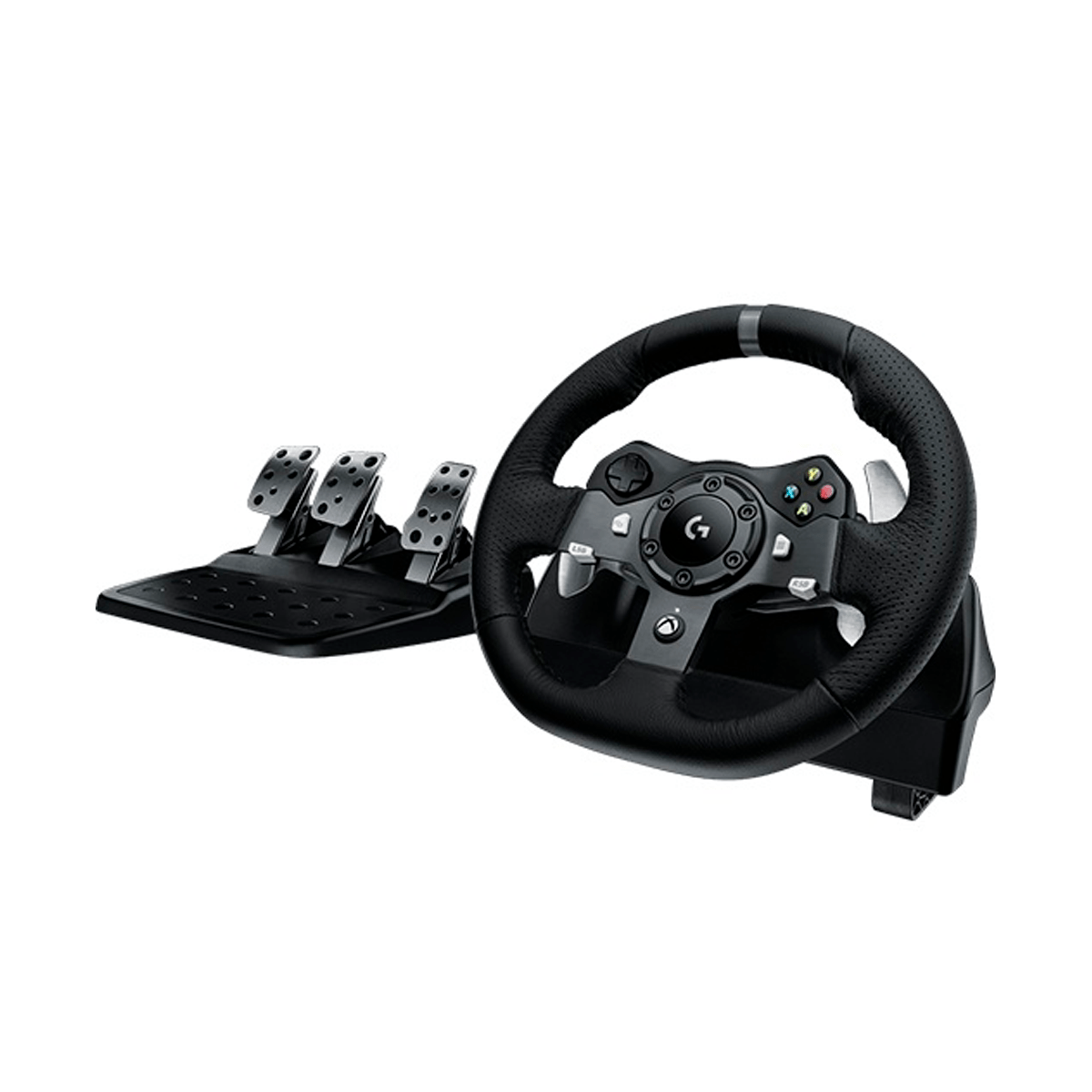 Logitech Kit de Volante/Pedales G920, Alámbrico, USB, Negro, para PC/Xbox One - GG GAMER STORE