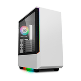 Munfrost Gabinete Panda RGB, Midi-Tower, USB 3.2, 1 Ventilador RGB Instalado, Blanco - GG GAMER STORE