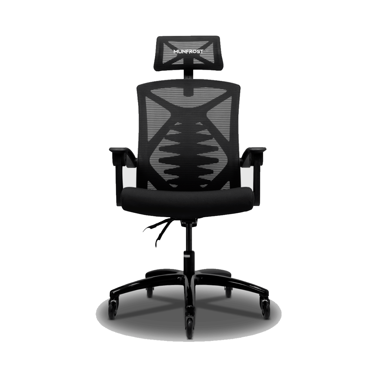 Munfrost Silla Gamer Nova, hasta 180kg, Negro - GG GAMER STORE