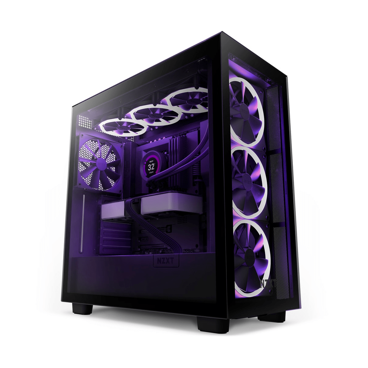 NZXT Gabinete H7 Elite con Ventana RGB, Mid-Tower Negro - GG GAMER STORE