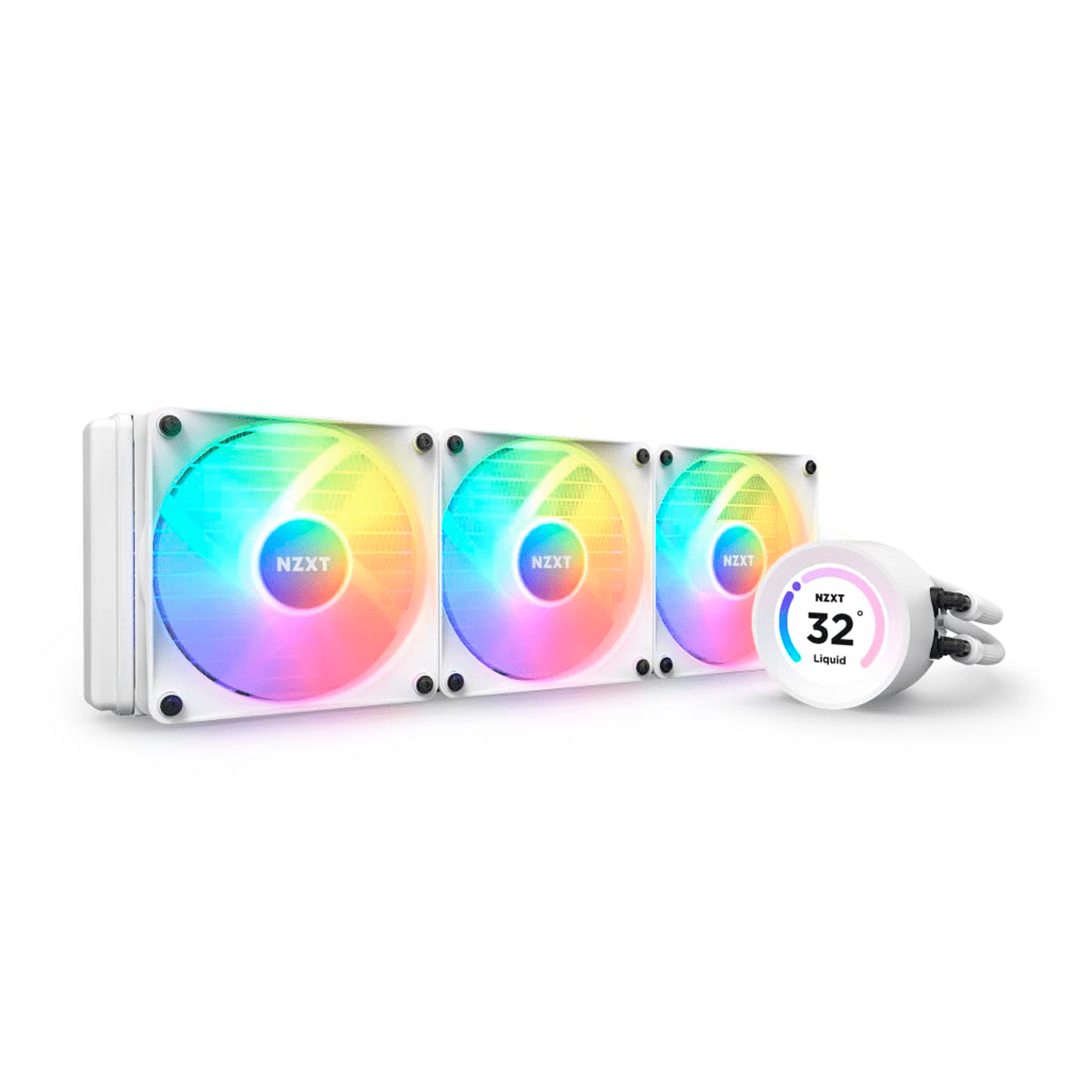 NZXT Kraken Elite 360 RGB Enfriamiento Líquido para CPU, 3x 120mm Blanco - GG GAMER STORE