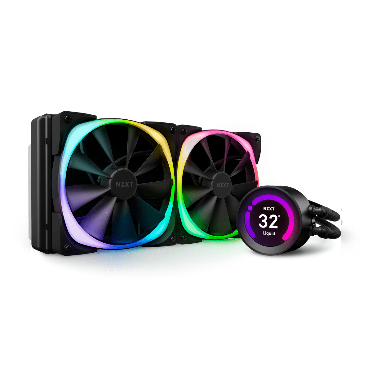 NZXT Kraken Z63 RGB Enfriamiento Liquido para CPU, 2x 140mm, 500 - 1500RPM - GG GAMER STORE