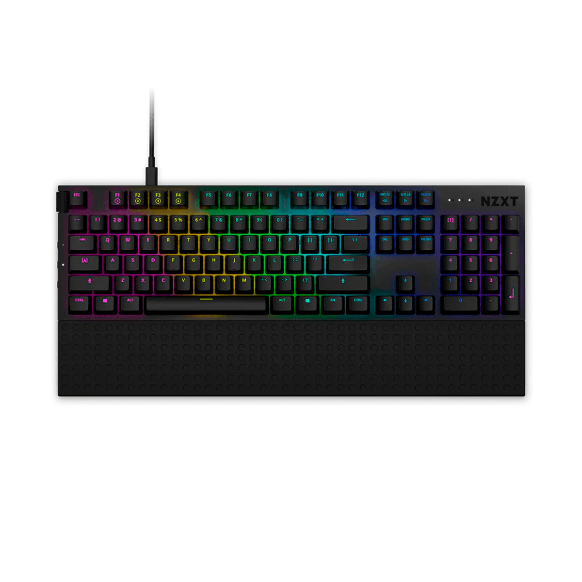 NZXT Teclado Mecanico Function Aalámbrico Inglés RGB Negro - GG GAMER STORE