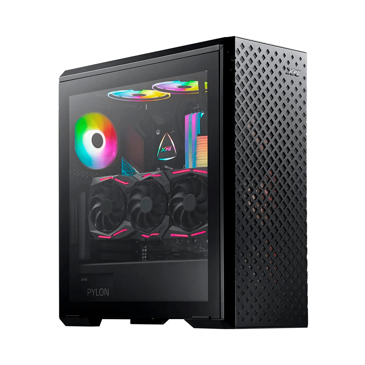 XPG Gabinete Defender Pro con Ventana ARGB EATX Negro - GG GAMER STORE