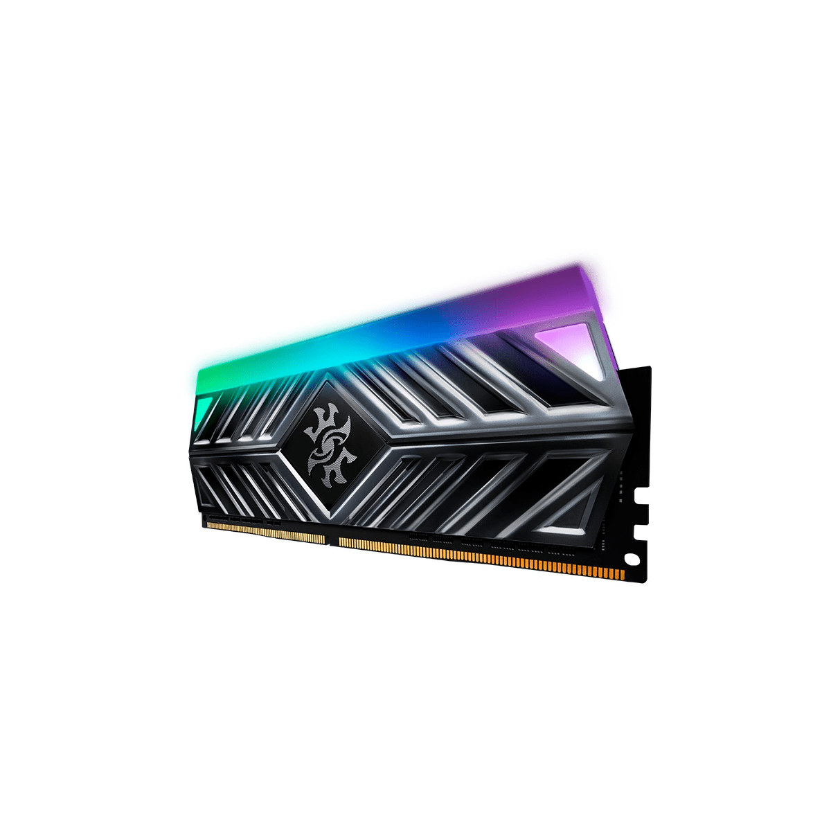 XPG Memoria RAM SPECTRIX D41 RGB Titanio DDR4, 3200MHz, 16GB, Non-ECC, CL16, XMP, Gris - GG GAMER STORE