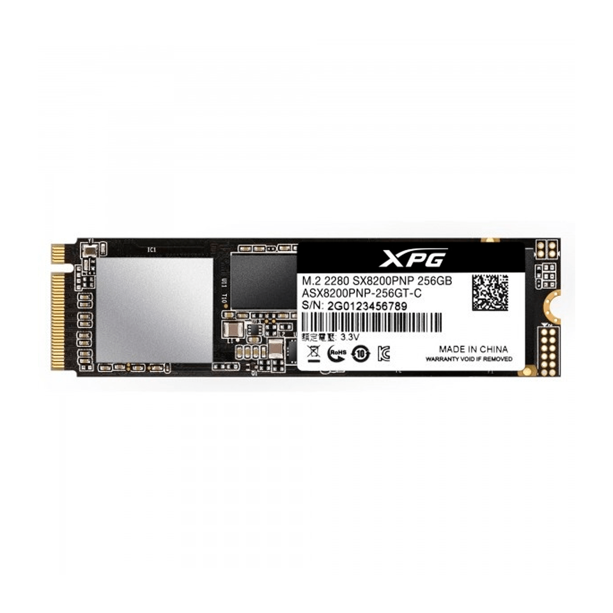 XPG SSD M.2 SX8200 Pro, 256GB, PCI Express 3.0 - GG GAMER STORE