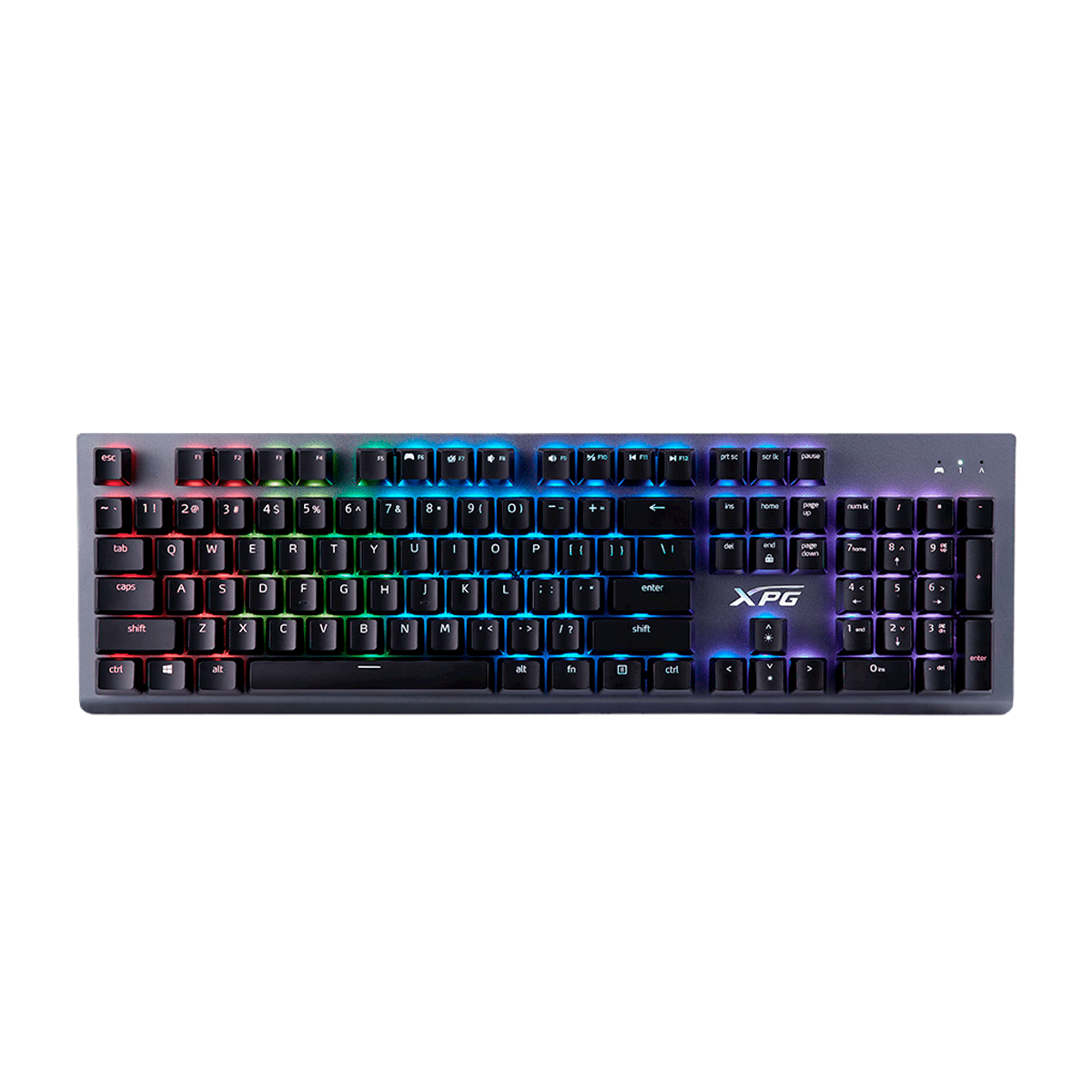 XPG Teclado Mecánico Mage RGB, Switch Kailh Red, Alámbrico, Gris Metálico (Español) - GG GAMER STORE